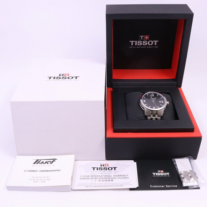 楽天市場】【中古】【美品】TISSOT ティソ PRC200 クォーツ メンズ 