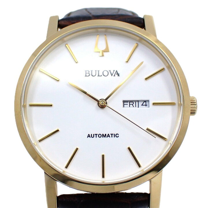 楽天市場】【中古】【美品】BULOVA ブローバ 自動巻き メンズ 腕時計 