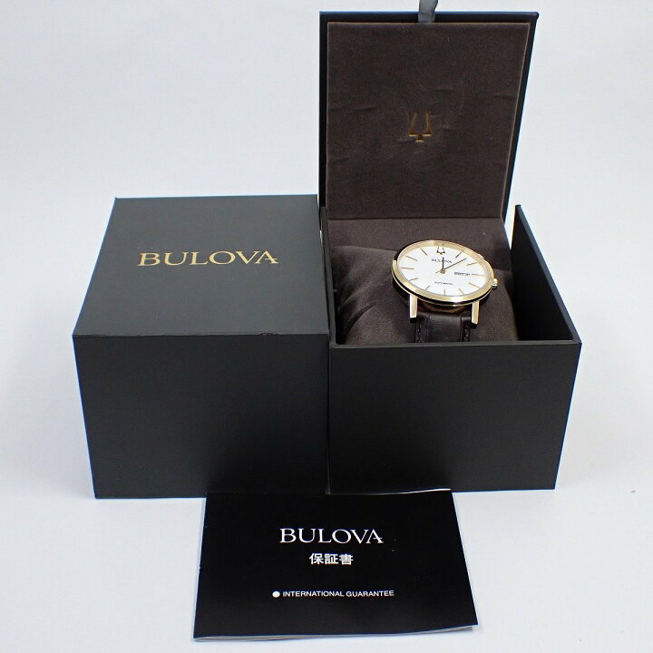 楽天市場】【中古】【美品】BULOVA ブローバ 自動巻き メンズ 腕時計 