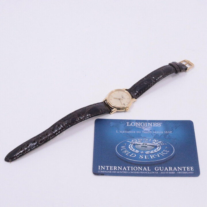 楽天市場】【中古】【美品】ロンジン グランドクラシック クォーツ 