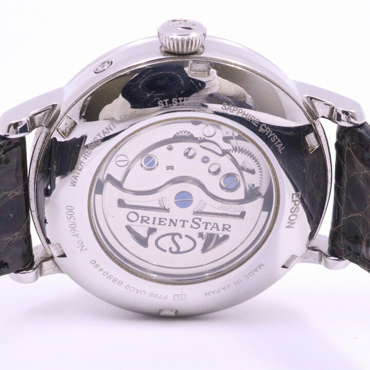 楽天市場】【中古】オリエントスター メカニカル ムーンフェイズ 500本 