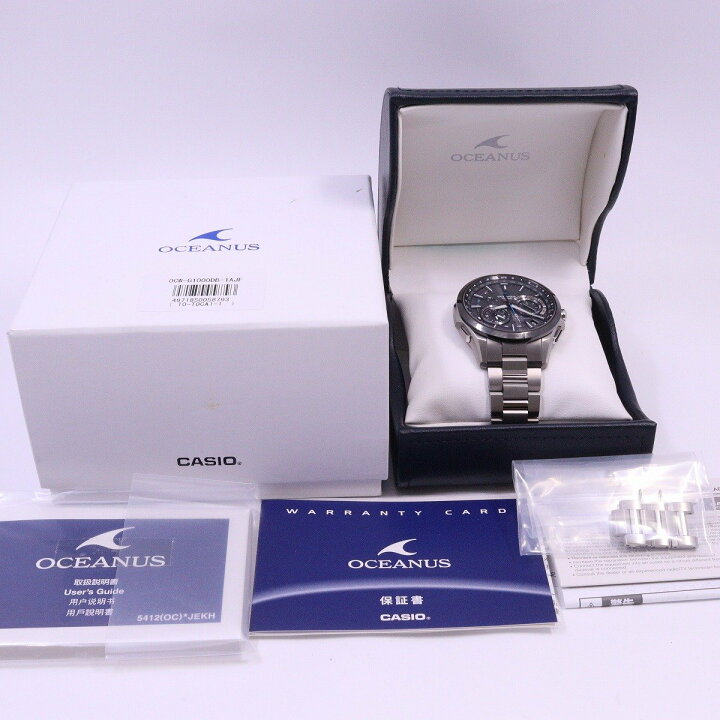 楽天市場】【中古】カシオ オシアナス GPSハイブリット電波ソーラー 