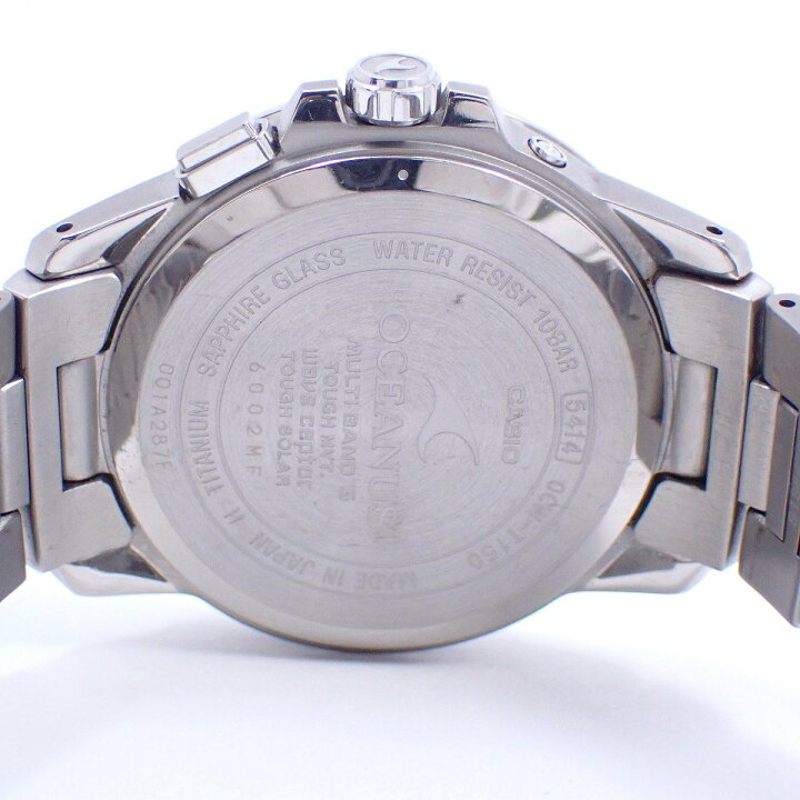 楽天市場】【中古】カシオ オシアナス クラシック ソーラー電波 メンズ 