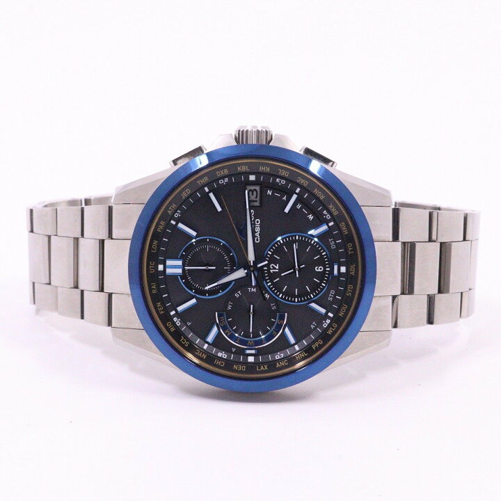楽天市場】【中古】カシオ オシアナス クラシック ブラックマーブル  