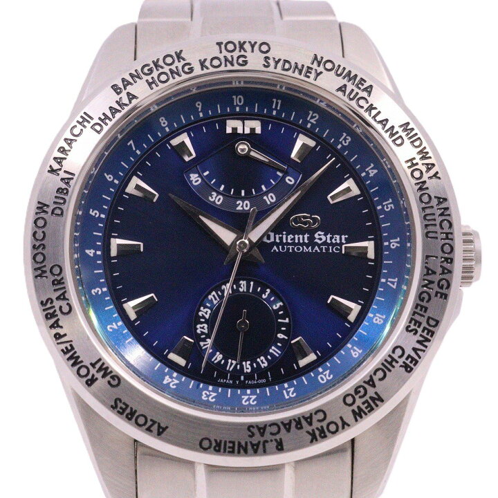 楽天市場】【中古】オリエントスター ワールドタイム GMT 自動巻き 