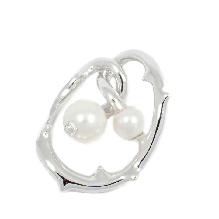 楽天市場】【中古】【美品】MIKIMOTO ミキモト リースモチーフ 
