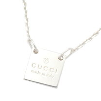 楽天市場】gucci スクエア プレート ネックレスの通販