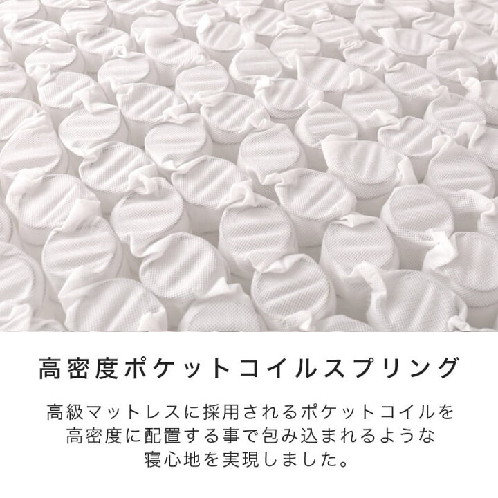 楽天市場】neruco 薄型ポケットコイルマットレス セミダブル スリム 