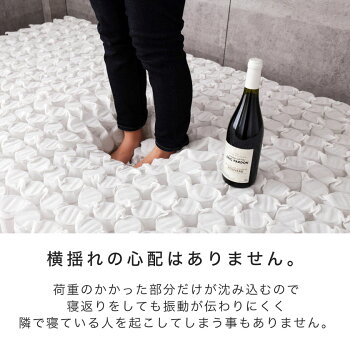 高密度ポケットコイルマットレスシングル体圧分散点で支えるポケットマット快眠サポートネルコZ高密度ポケットコイルスプリングマットレスマットレスベッドコンシェルジュnerucoネルコオリジナル