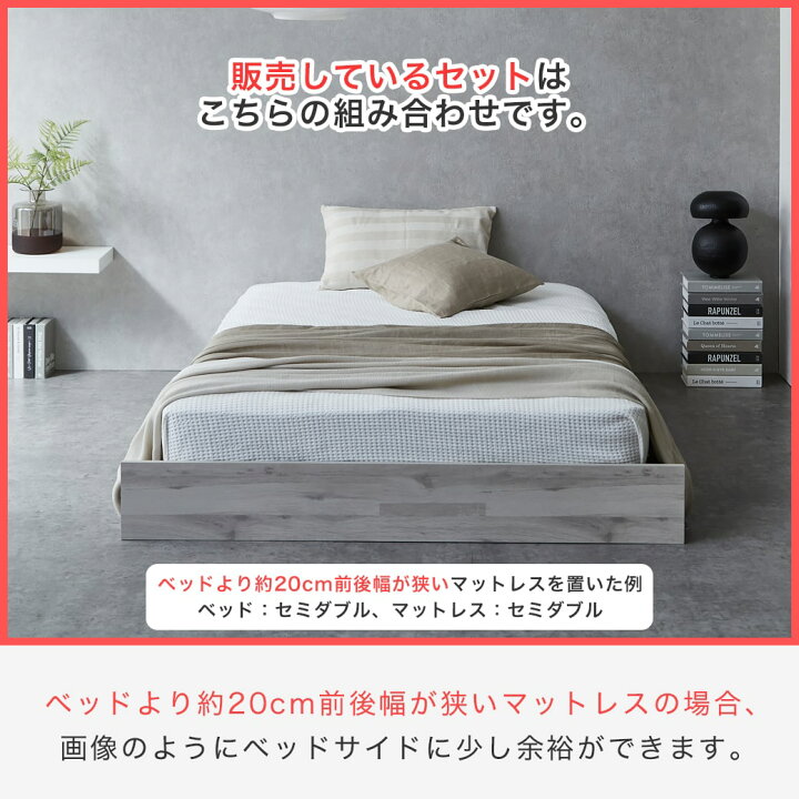楽天市場】アーデン ベッド ヘッドレス 耐荷重700kgクリア すのこ 