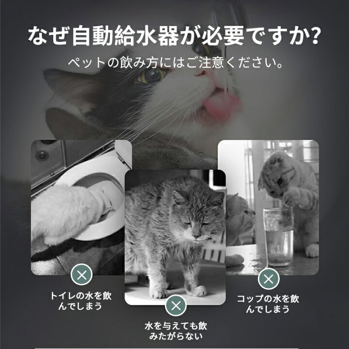 楽天市場】【予約販売】「楽天1位」 自動給水器 猫 犬 水飲み器 ペット 自動 給水器自動水やり器 自動水やり機 水飲み器 みずのみ器 猫 水ペット給水器 ペット自動給水器 蛇口式浄水 1.8L超静音 循環式活性炭フィルター 猫用 犬用 おしゃれ ねこネコいぬイヌ自動補水お ... 楽天市場】【予約販売】「楽天1位」 自動給水器 猫 犬 水飲み器 ペット 自動 給水器自動水やり器 自動水やり機 水飲み器 みずのみ器 猫 水ペット給水器 ペット自動給水器 蛇口式浄水 1.8L超静音 循環式活性炭フィルター 猫用 犬用 おしゃれ ねこネコいぬイヌ自動補水お ...