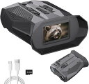暗視スコープ オートフォーカスナイトビジョンゴーグル USB充電式 デジタルナイトビジョン 暗視カメラ 暗視ゴーグル …