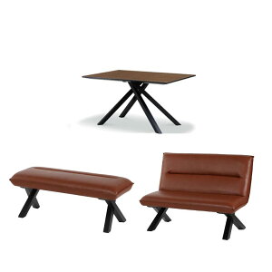 【全商品に使える11%offクーポン!!】 ダイニングテーブル 3人掛け ベンチセット ソファー 120cm 食卓テーブル リビングテーブル リビングダイニング 120 リビングダイニングテーブル ベンチ 2台