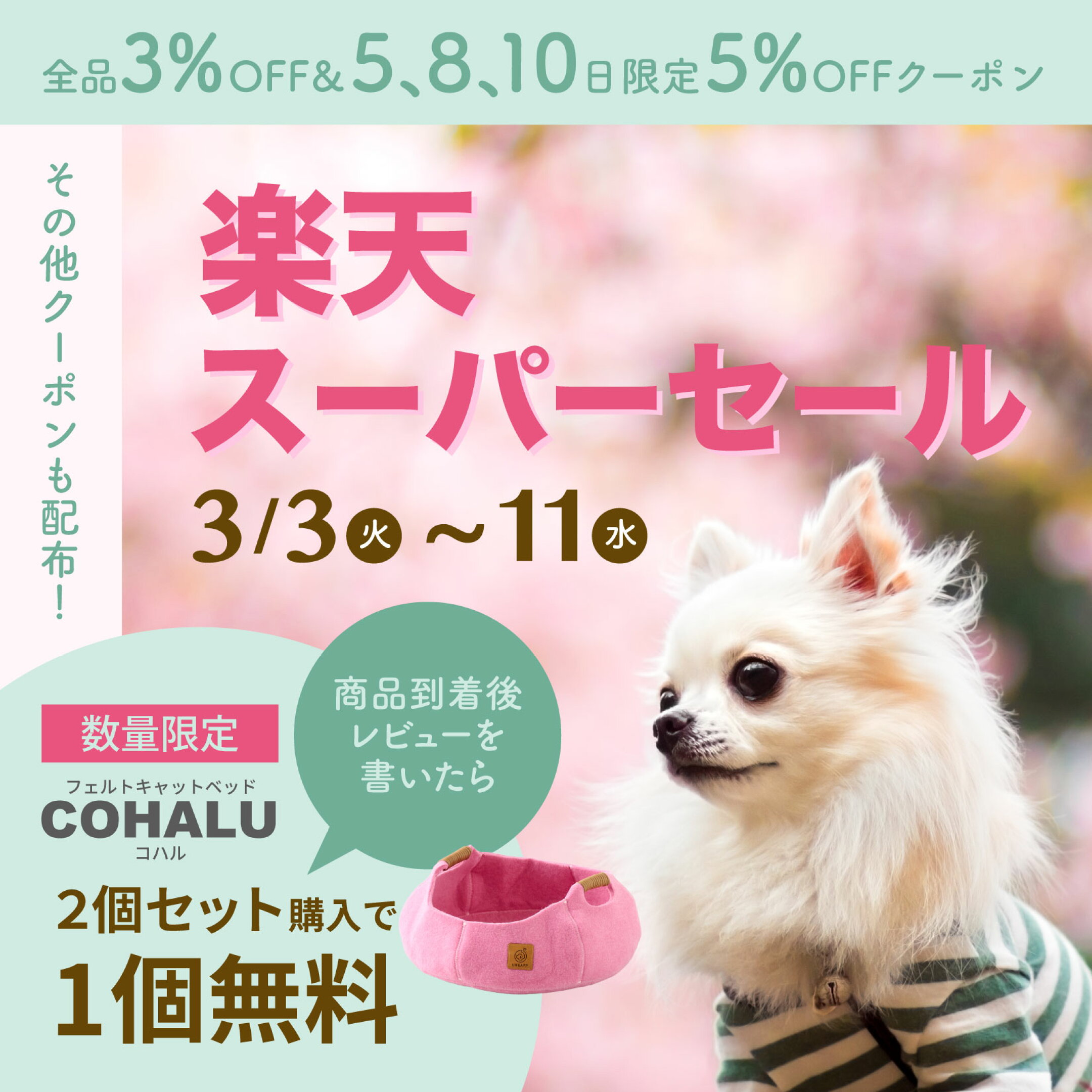 3/3-3/11 楽天スーパーセール