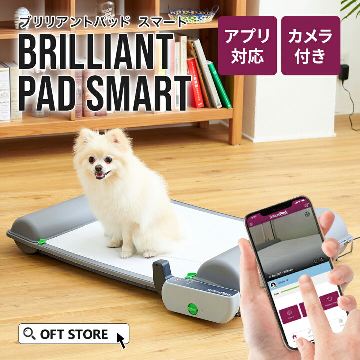 楽天市場】【OFT】 自動犬トイレ ブリリアントパッドSMART 犬 イヌ 