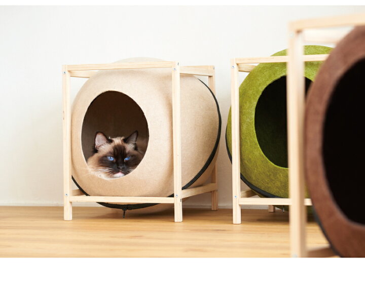 楽天市場 Oft キャットハウス たこやき ペット ベッド ハウス おしゃれ おすすめ インテリアかわいい人気 フェルト ドーム 猫 ネコ ねこ Oft Store 楽天市場店