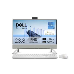 Dell 24 AD47-FNWHB 23.8�C���` Core i5-1334U SSD512GB �������e��16GB Office 2024���� Windows 11 Home �O�t��DVD±RW�h���C�u���� �p�[���z���C�g