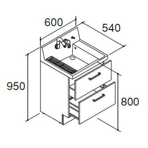 LIXIL INAX ʉϑ sA ϑ{ Ԍ600mm tXCh^Cv AR3FH-605SY [J (ꕔn̂)