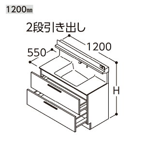TOTO IN^[u ϑ{ Ԍ1200mm 2io ^CvF1 LDSFB120 ʉϑ ʑ
