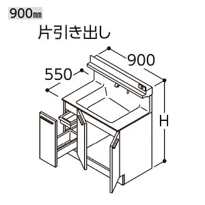 yԌP5{Ly[zTOTO IN^[u ϑ{ Ԍ900mm Јo ^CvF2 LDSFB090 ʉϑ ʑ