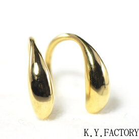 ドロップ ピアス 【S】K18ゴールド プラチナ　フック ピアス　ティアドロップ　YK-BM072CI-28G(YE-026)　イエローゴールド　ホワイトゴールド　ピンクゴールド　PT