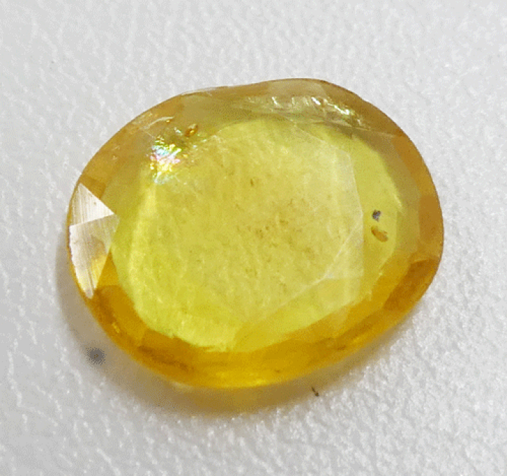 楽天市場】イエローサファイア カット 大粒 ルース 1.36ct