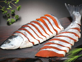 送料無料　熟成紅鮭姿切り身(1.6kg)×1尾(個包装)