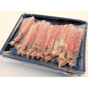 送料無料 ズワイガニ脚むき身（生冷凍) 500g(20本程度・生ズワイガニ棒ポーション)　天ぷら、か にちり、かにすき用
