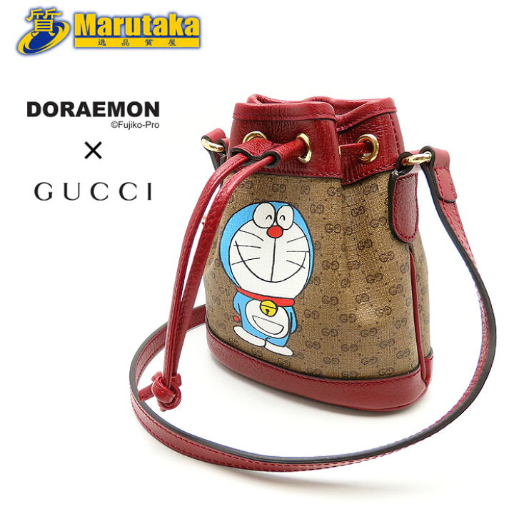 楽天市場】グッチ ドラえもん コラボ ショルダー バッグ 斜め掛け  