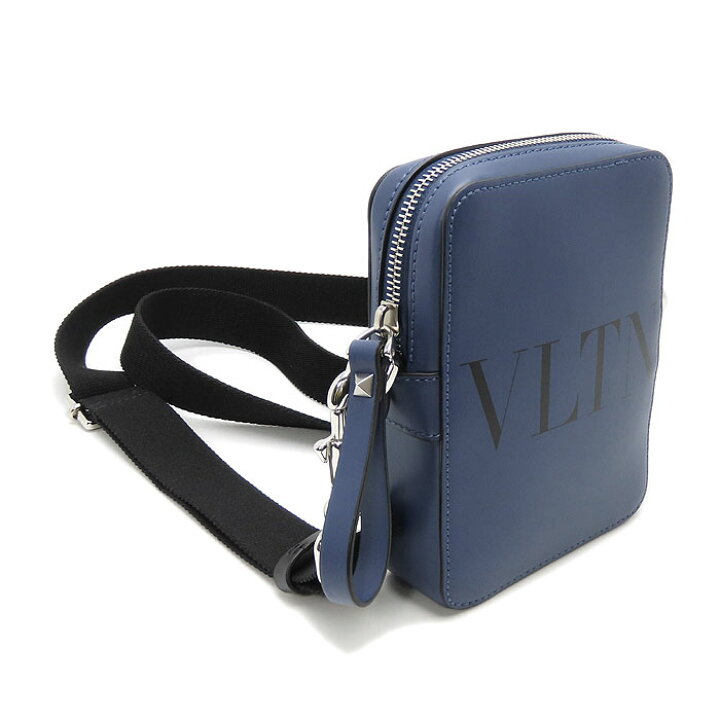 バレンチノ ガラヴァーニ クロスボディバッグ VLTN レザー スモール ショルダーバッグ ネイビー VALENTINO GARAVANI 【中古】【送料無料】 | 逸品質屋 丸高