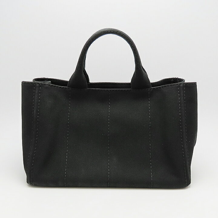 楽天市場】プラダ カナパ トート ブラック ネロ 2WAY ハンドバッグ  