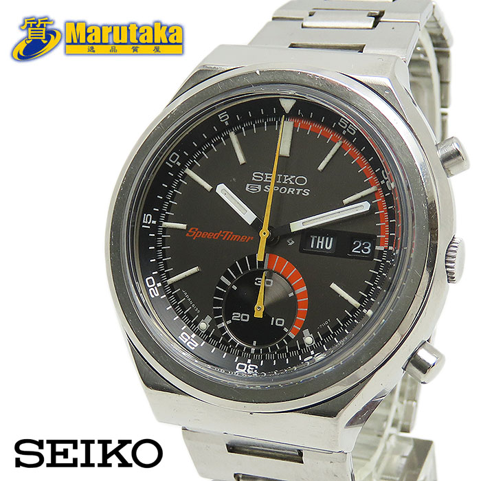 SEIKOセイコー 5 SPORT スピードタイマー 自動巻き 値段が激安