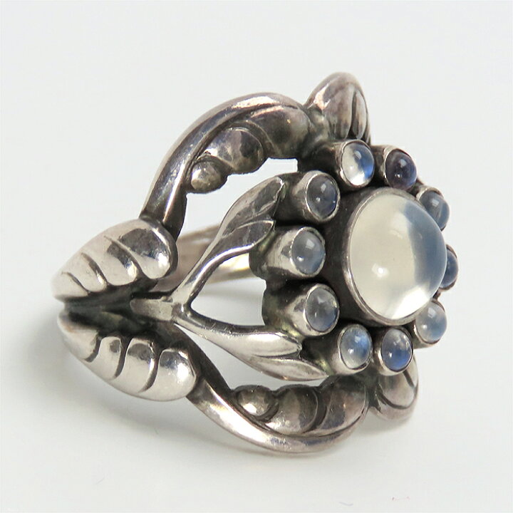 楽天市場】ジョージジェンセン リング ムーンストーン 11号 SV925  