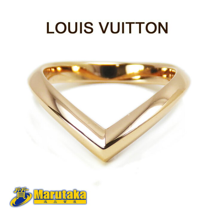 ルイヴィトン LV ダイヤモンド リング V ピンクゴールド ルイヴィトン  