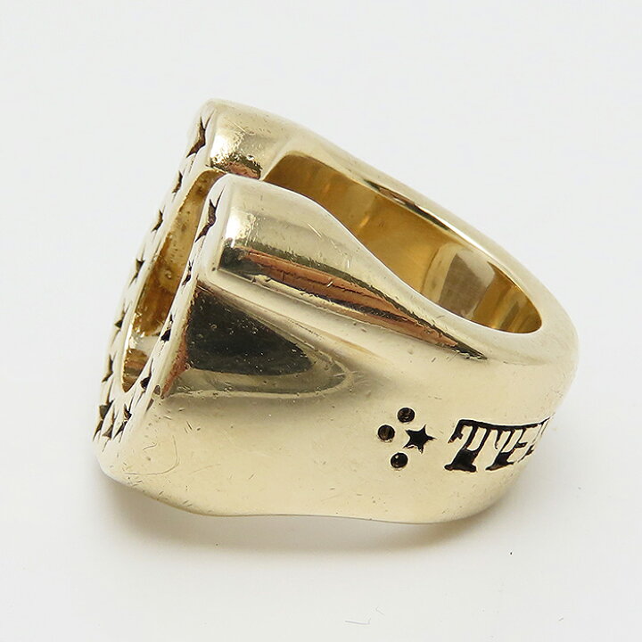 テンダーロイン T-$ RING/ダラー 8Kコンビダイヤゴールドリング メンズ 