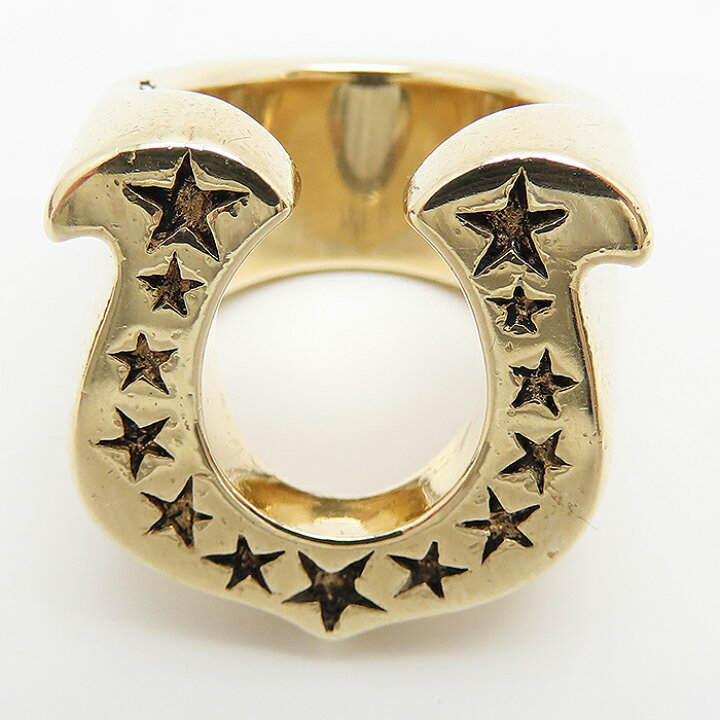 楽天市場】テンダーロイン ホースシュー リング 14号 スター イエロー  