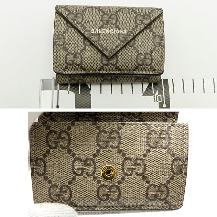 楽天市場】バレンシアガ グッチ ザ・ハッカー ペーパーミニウォレット  