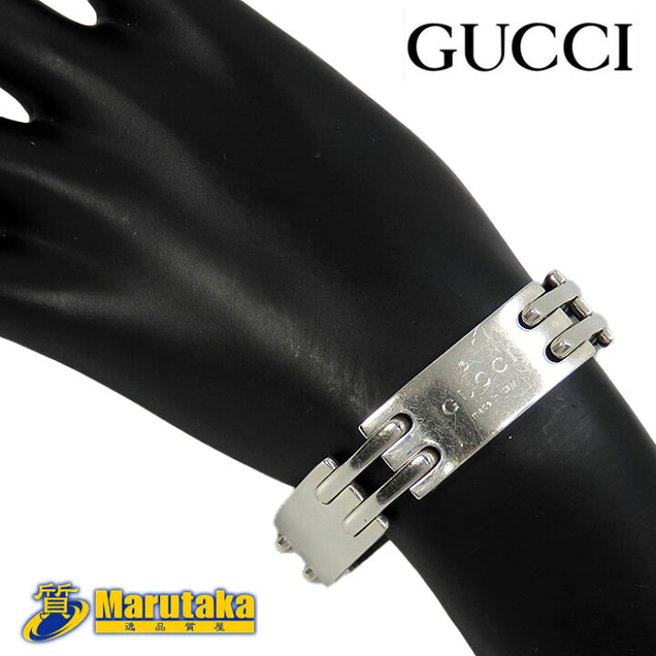 楽天市場】グッチ GUCCI SV 925 シルバー ブレスレット 腕周り約15cm 