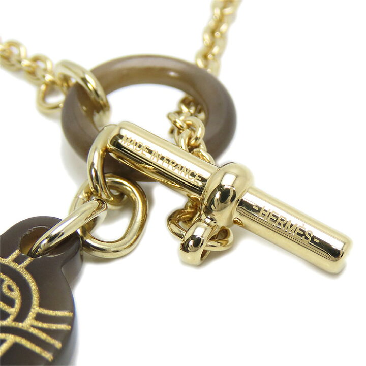 楽天市場】エルメス ネックレス シェーヌダンクル バッファローホーン  