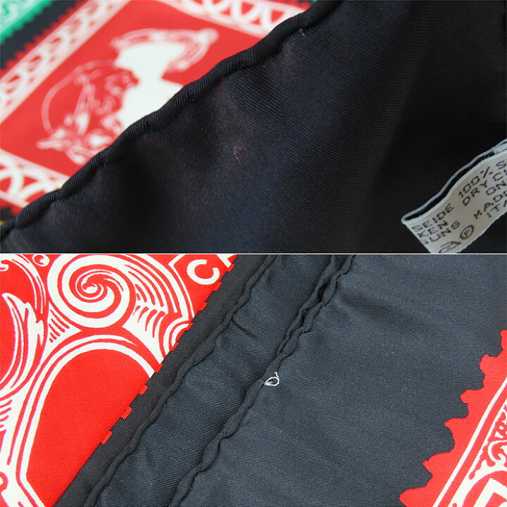 楽天市場】シャネル マドモアゼル 5 切手柄 スカーフ 絹100% シルク 約  