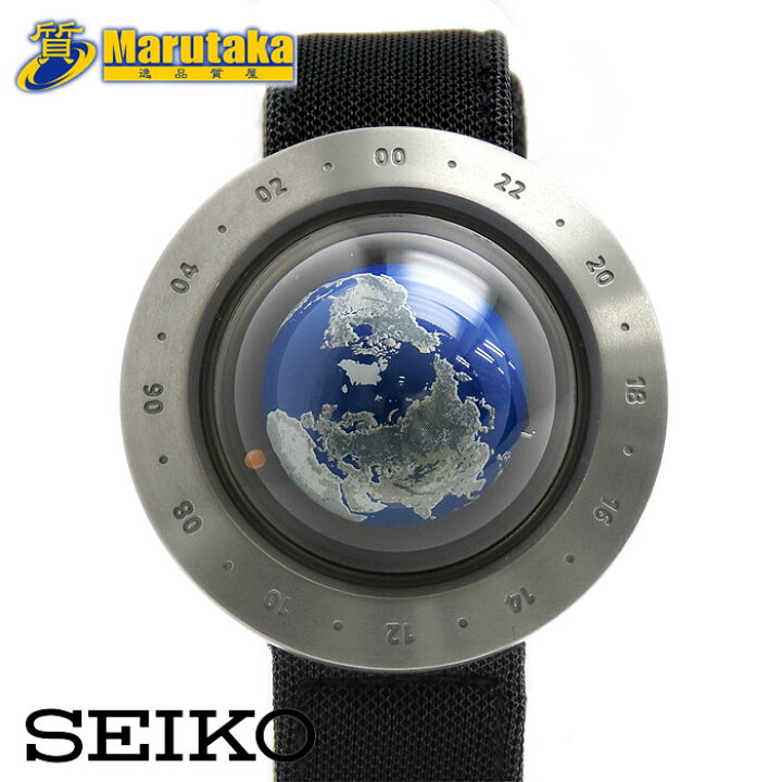 楽天市場】セイコー 地球儀ウォッチ TVF050003 地球時計 Think the  