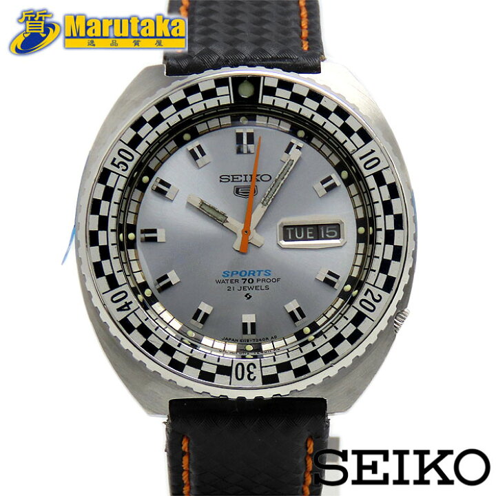 楽天市場】SEIKOセイコー 5 Sports 5スポーツ 6119-7170 チェッカー  