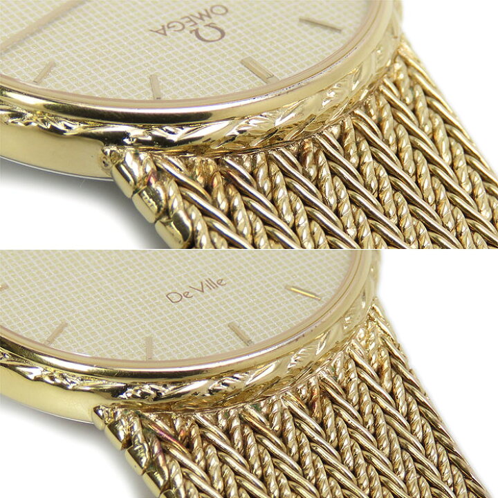 楽天市場】オメガ デビル 391.0837 Cal.1377 メンズ クォーツ GP 紳士  