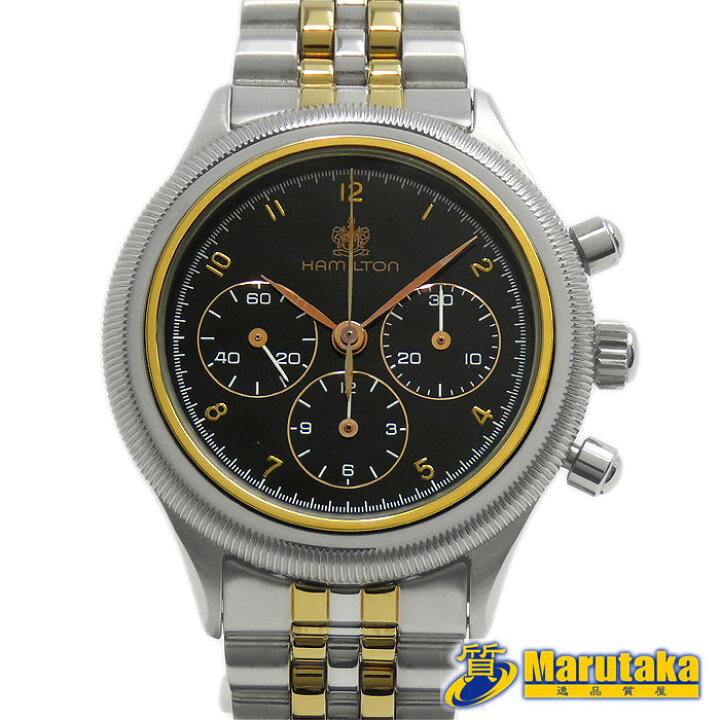 楽天市場】ハミルトン クロノグラフ レマニア1873 手巻き コインエッジ  
