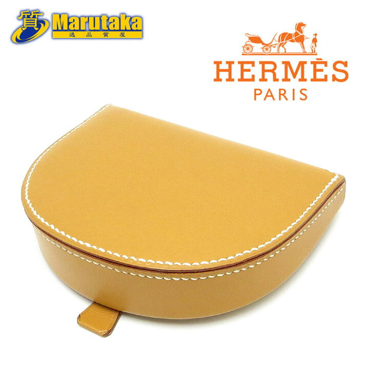 楽天市場】エルメス ブルゴーニュ コインケース HERMES レザー 茶 