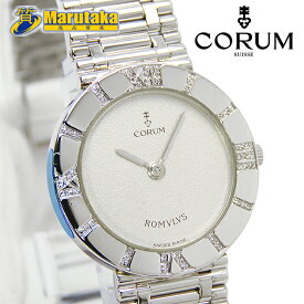 コルム CORUM ロムルス 30.131.79V-58 プラチナ Pt950 無垢 レディース ウォッチ クォーツ 逸品質屋 丸高 14r432-1【中古】【送料無料】【質屋出品 兵庫県 西宮市 実店舗あります】【ご購入日より当社保証1年間】【適格請求書発行事業者】