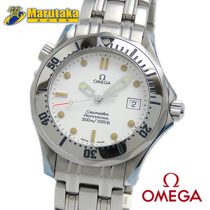 楽天市場】OMEGA シーマスター プロ 300m 2562.20 オメガ クォーツ 白  