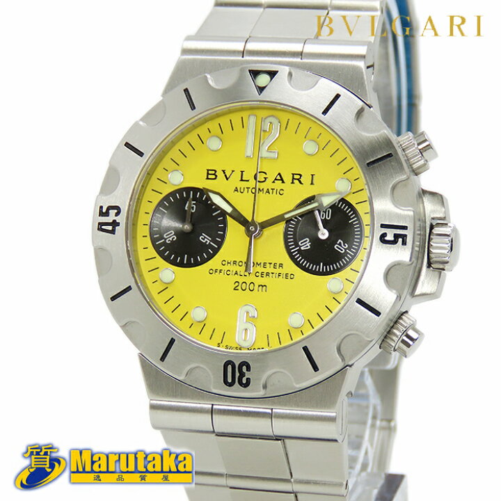 楽天市場】BVLGARI ブルガリ ディアゴノスクーバ クロノ SCB38S  