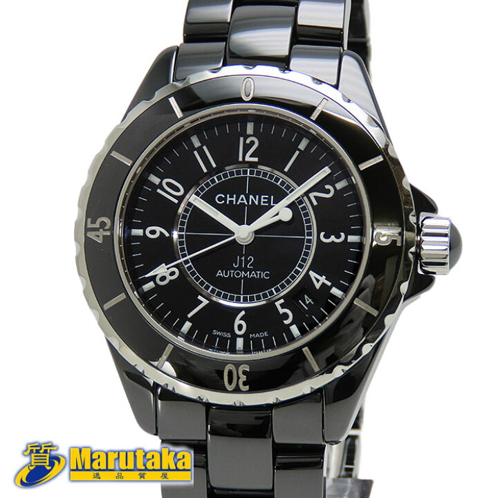 楽天市場】【シャネル】J12 ブラック セラミック 38mm H0685 保証書付 