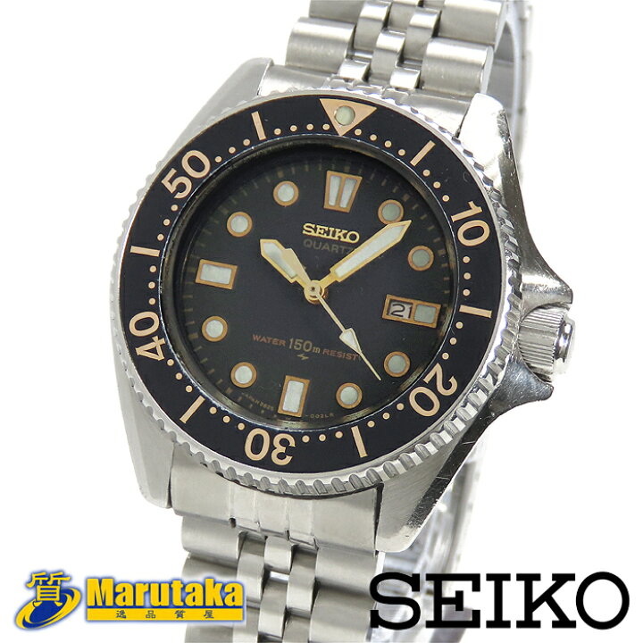 楽天市場】SEIKO セイコー ダイバーデイト 150m 2625-0010 34mm  